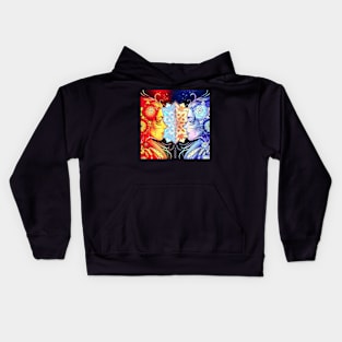 Fire and ice Kids Hoodie